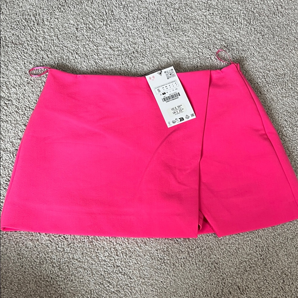 Zara Hot Pink Women's Skort